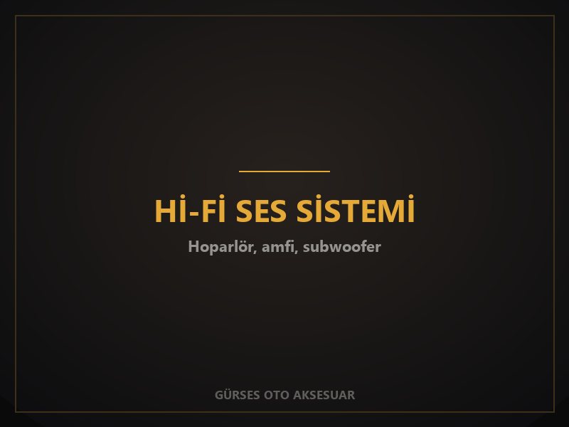 Etimesgut'ta araç içi Hi-Fi ses sistemi ve hoparlör kurulumu